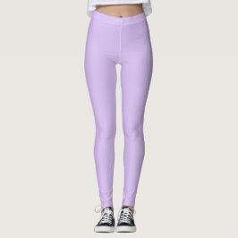 Mauve Solid Plain Färg Leggings