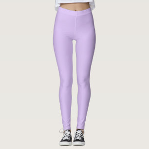Mauve Solid Plain Färg Leggings