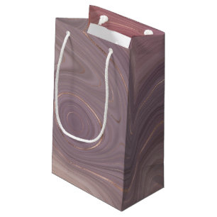 Mauve Strata Dusty Rosa och Ro Guld Agate