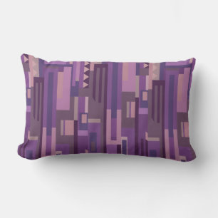 Mauve tones abstrakt lumber mönster pelare lumbarkudde