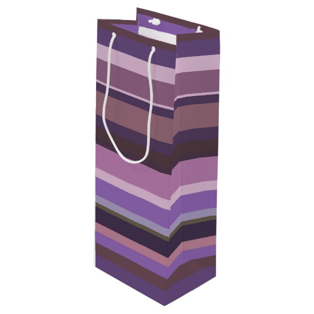 Mauve vågrät rand (Framsidan Vinklad)