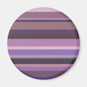 Mauve vågrät rand magnet