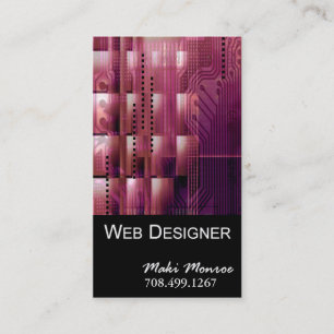(Mauve) visitkortmall för webben Design-2, Visitkort