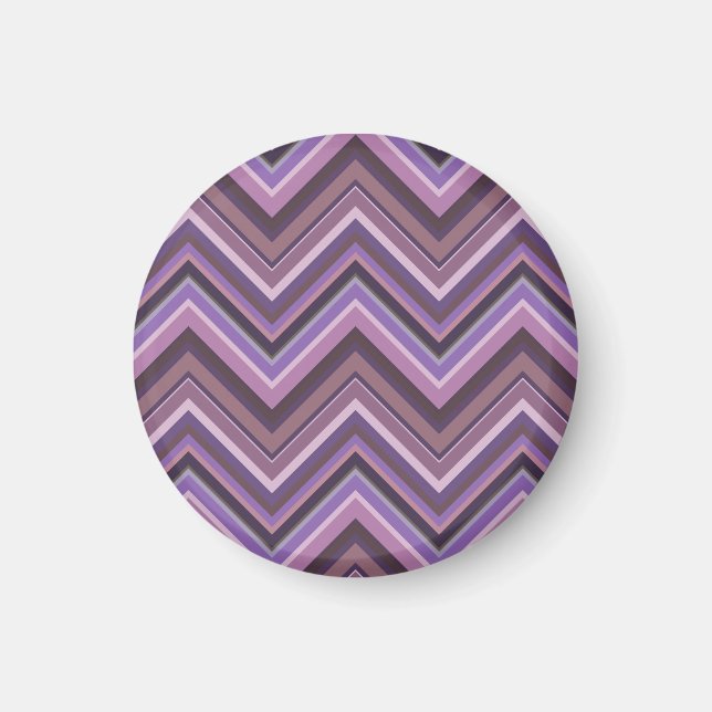 Mauve zigzag rand magnet (Framsidan)