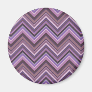 Mauve zigzag rand magnet