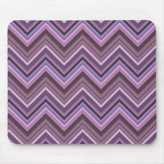 Mauve zigzag rand musmatta (Framsidan)