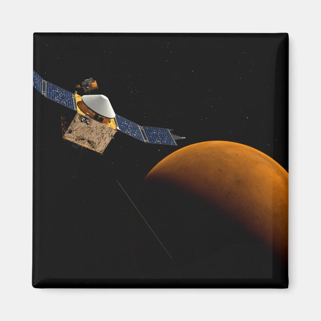 Maven Spacecraft. Magnet (Framsidan)
