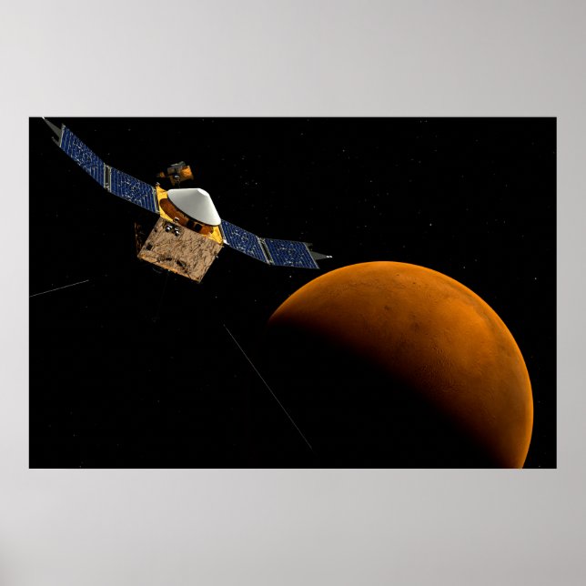 Maven Spacecraft. Poster (Framsidan)