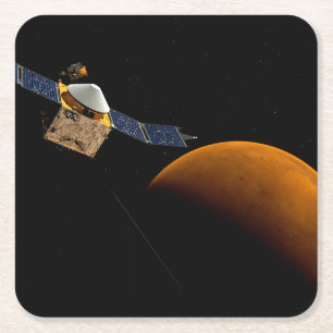 Maven Spacecraft. Underlägg Papper Kvadrat