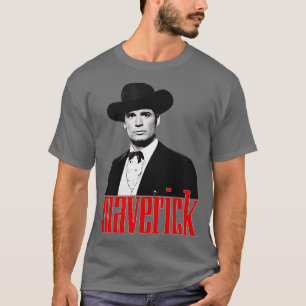 Maverick James Garner 50s60s Tv Western T Shirt