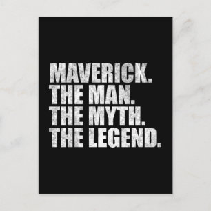 Maverick namn,Maverick Mannen Myten Legenden Vykort