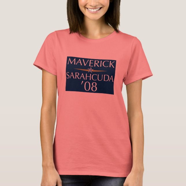 Maverick/Sarahcuda '08 Women's Ringer Tee Shirt (Framsida)