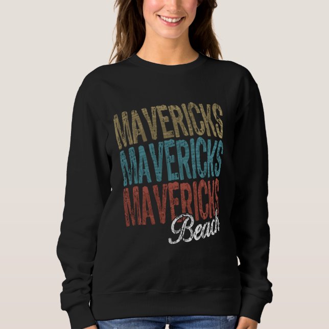 MAVERICKS BEACH Trefärgad palm T Shirt (Framsida)