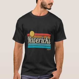 Mavericks California Retro Sunset Surfa Resa I Kär T Shirt
