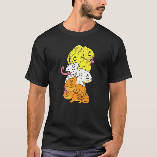 Maverique Flagga Pride Lgbtq Chameleon T Shirt (Framsida)