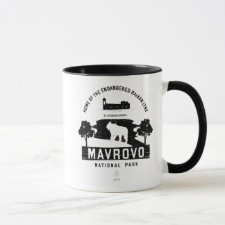 Mavrovo National Park Black Design Mugg
