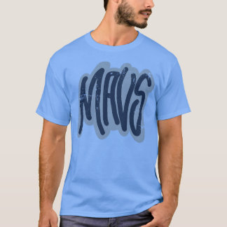 Mavs vintage stil TShirt T Shirt