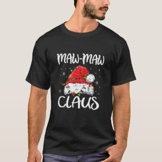 Maw Claus jul Pajama-familjen Matching Xma T Shirt