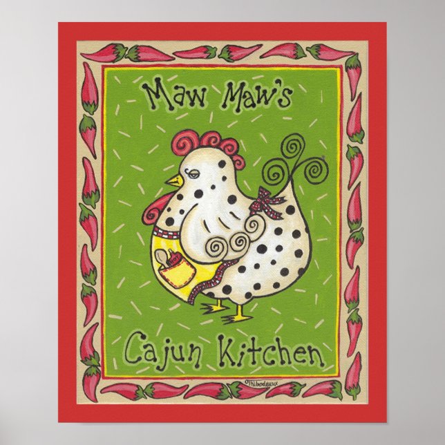 Maw Maws Cajun Kitchen Poster (Framsidan)