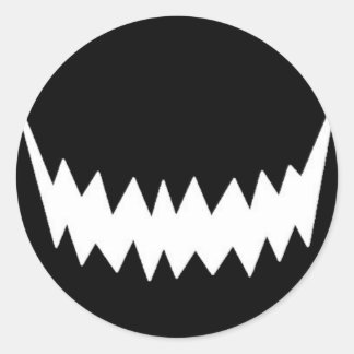 Maw Mouth Runt Klistermärke