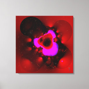 Maw of the Ualox Nebula Wrapped Canvas