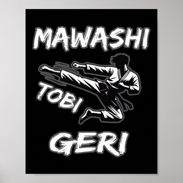 Mawashi Tobi Geri Poster (Framsidan)
