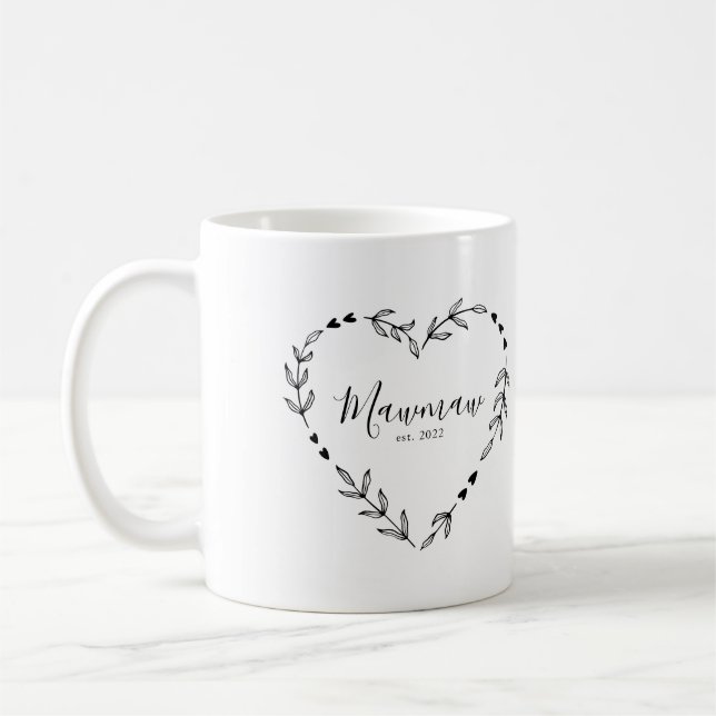 Mawmaw År Etab.  Kaffemugg (Vänster)