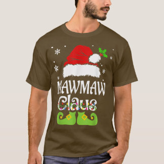 Mawmaw Claus, Family Matching Mawmaw Claus Pajama T Shirt