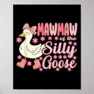 Mawmaw Gås På Lösa Funny Födelsedag Matchande Poster