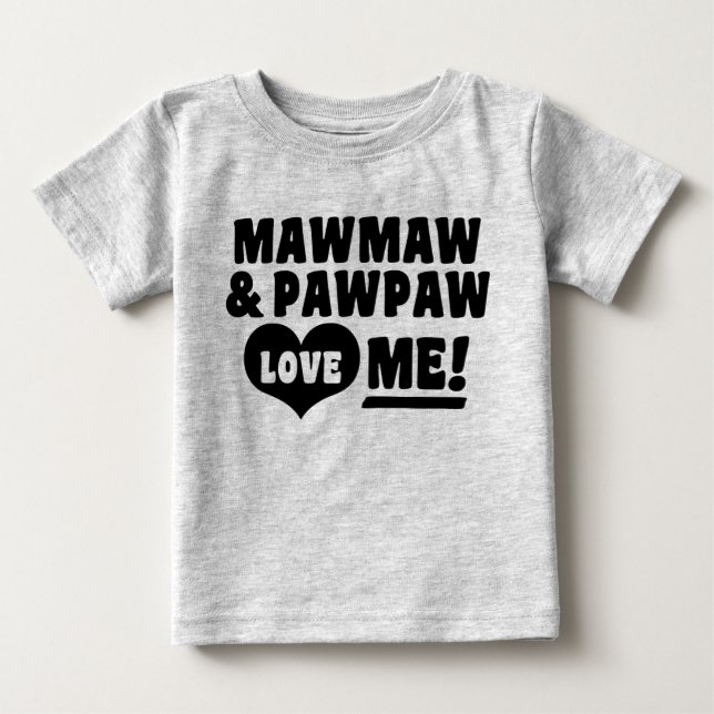 MawMaw och PawPaw Kärlek me Tee (Framsida)
