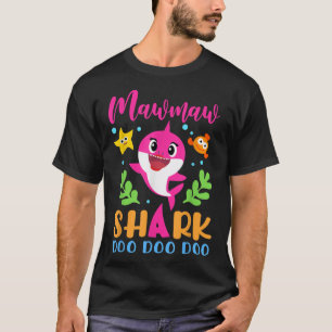 Mawmaw Shark Mawmaw Shark Älskare Family Mammor Da T Shirt