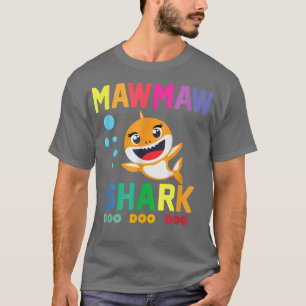Mawmaw Shark Mawmaw Shark Älskare Family Mammor Da T Shirt