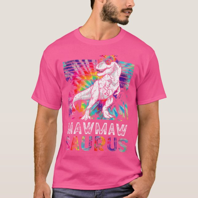 Mawmawsaurus Dinosaur Mawmaw Saurus Family Matchin T Shirt (Framsida)