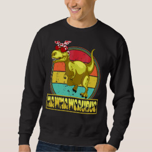 Mawmawsaurus Rex Dinosaur Mors dag Familj 1 Lång Ärmad Tröja