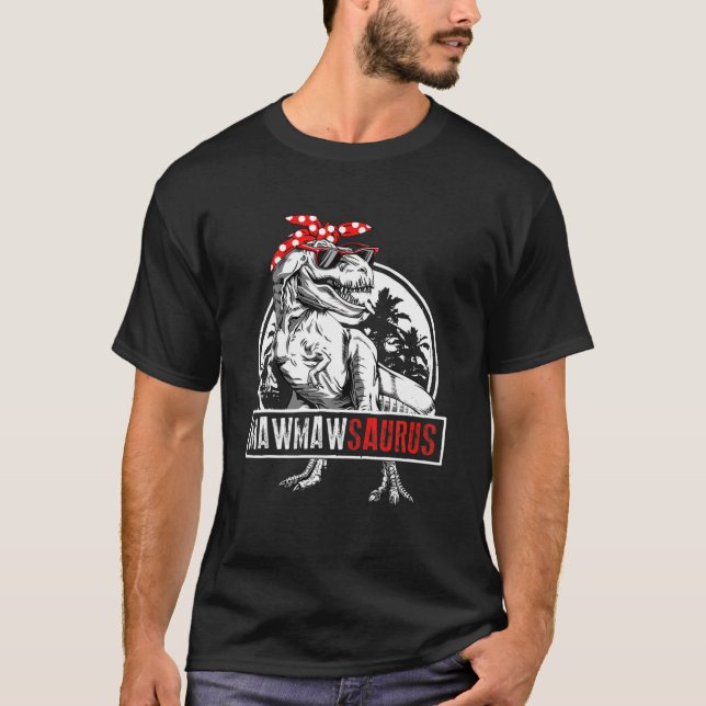 Mawmawsaurus t Rex Dinosaur Mawmaw Saurus Mor Shirt (Framsida)