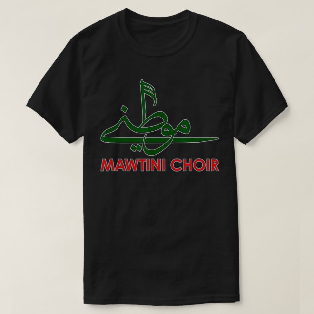 MAWTINI CHOIR  T SHIRT (Design framsida)