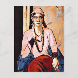 Max Beckmann-målning, Quappi på Rosa Vykort