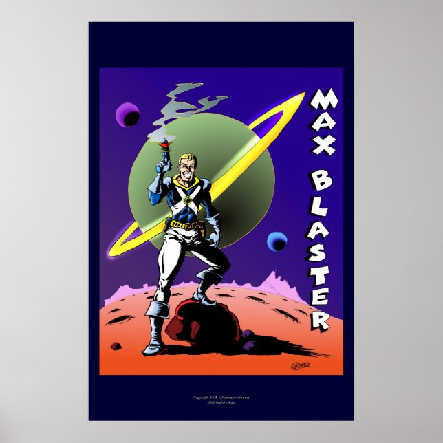 Max Blaster-poster Poster (Framsidan)