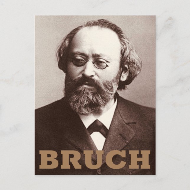 Max Bruch-vykort Vykort (Framsida)