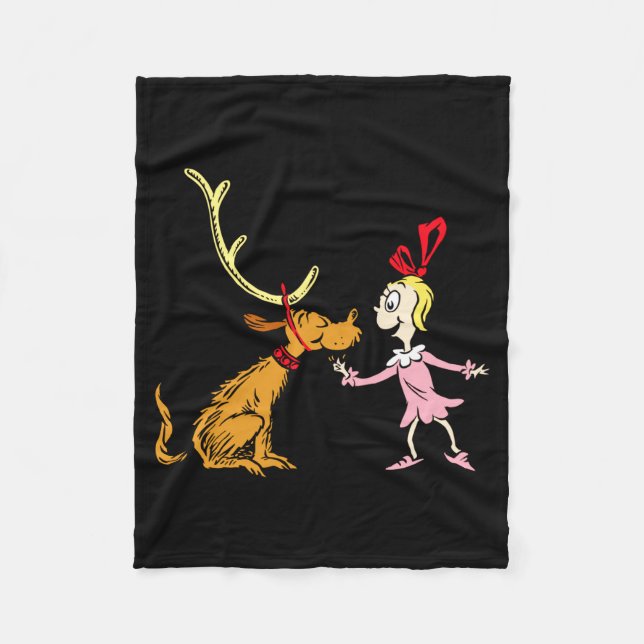 Max Cindy Lou Who  Fleecefilt (Framsidan)