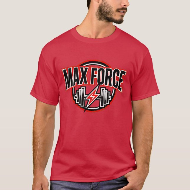 Max Force Gym Logo Tee (Framsida)