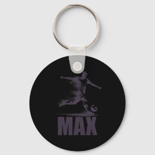 Max fotboll pojkar Personlig Förnamn Max T Tröja Nyckelring