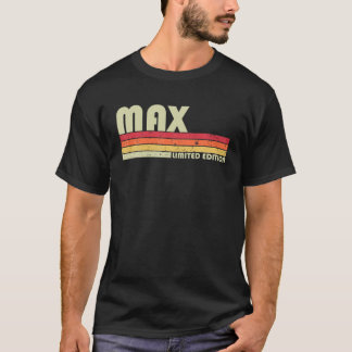 MAX Gift Namn Personlig Funny Retro Vintage Bir T Shirt