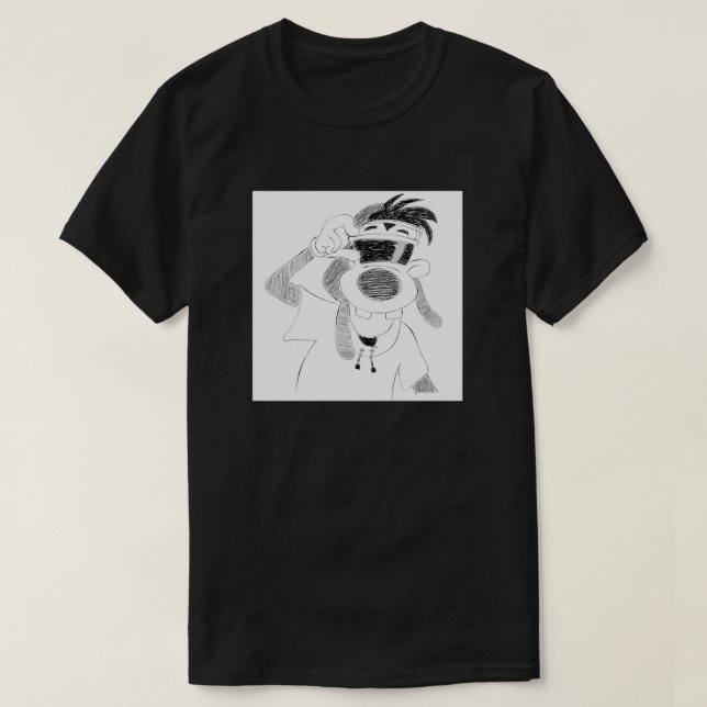 Max Goofy Sketch - en Goofy-film T Shirt (Design framsida)