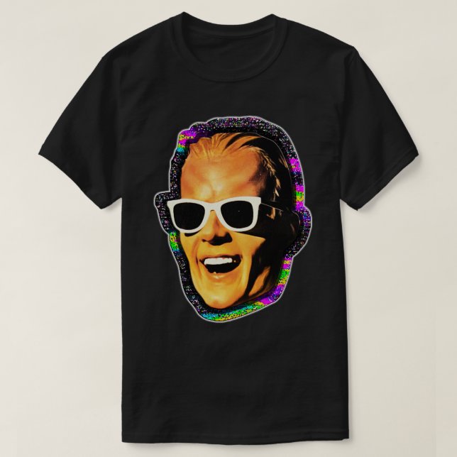 MAX HEADROOM 80 s Cult TV-show T Shirt (Design framsida)