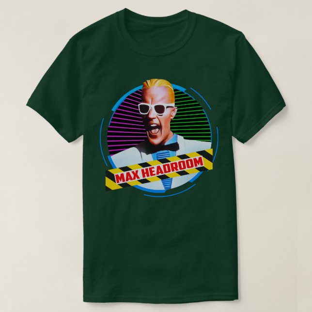 MAX HEADROOM T SHIRT (Design framsida)