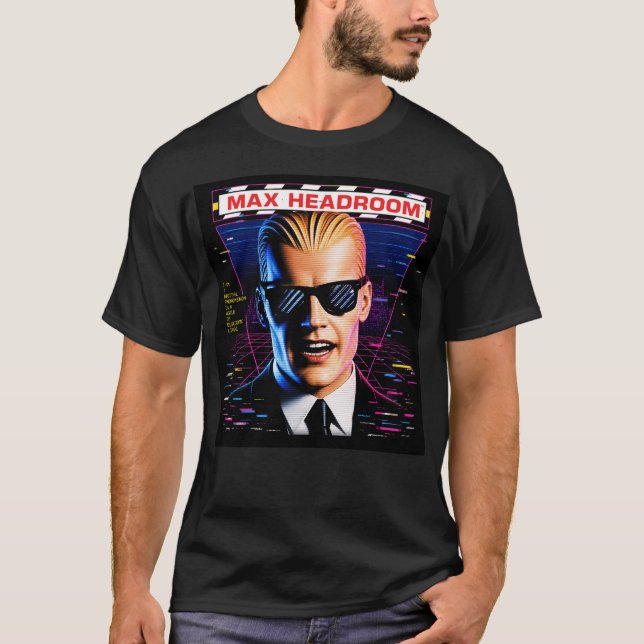 Max Headroom T-Shirt (Framsida)