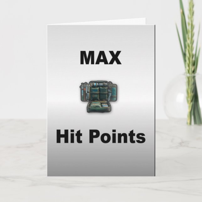 MAX Hit Points Kort (Framsida)