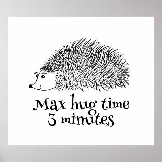 Max Hug-tid tre minuter Poster (Framsidan)