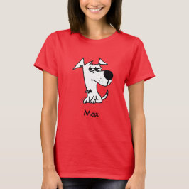Max. Hund T-Shirt Rosa Red